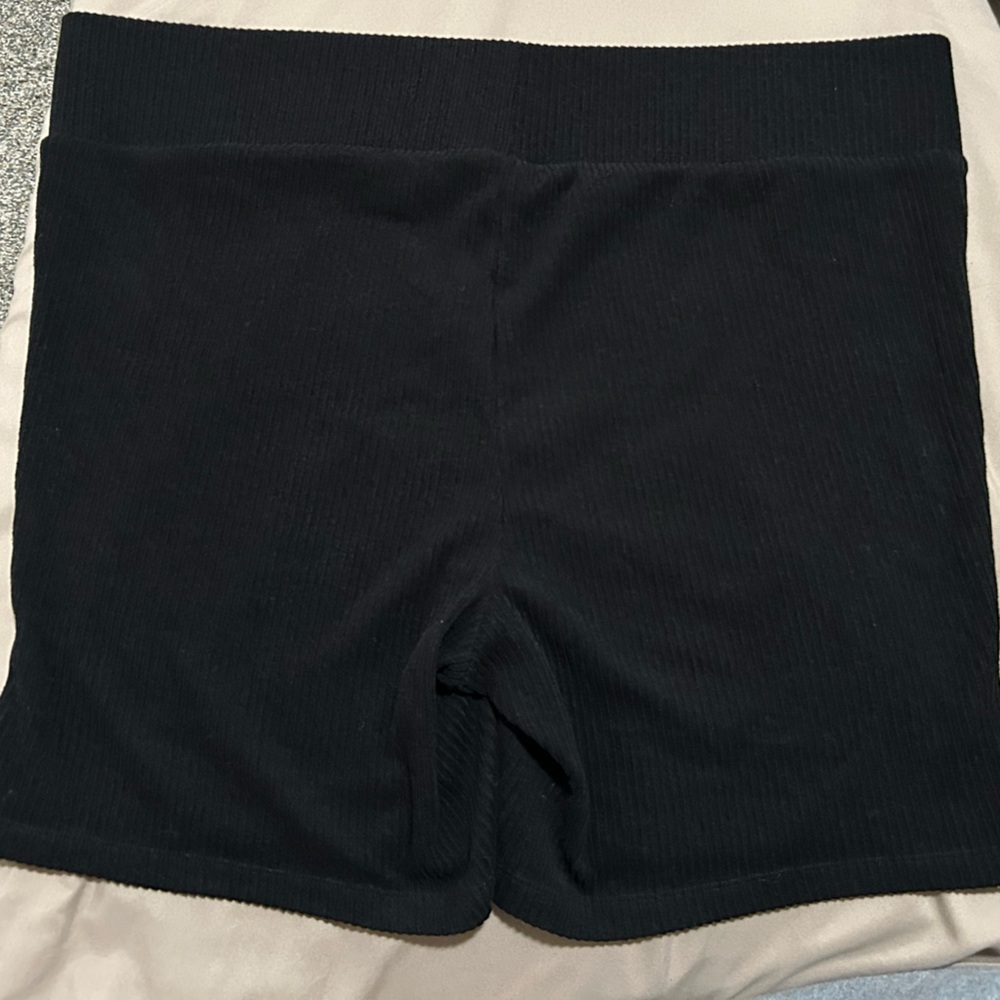 Black Ribbed Bottoms - Picture 2 of 7